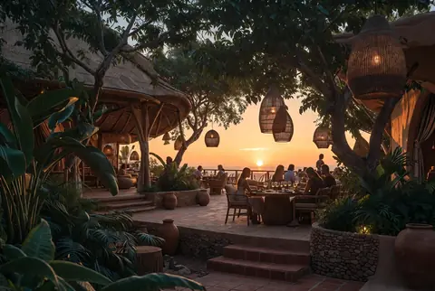 Afro Organic Sunset